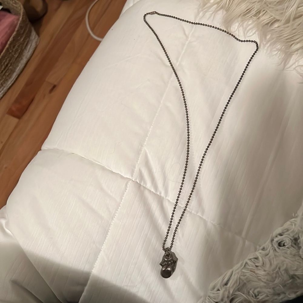 Chrome Hearts Rolling Stones Necklace